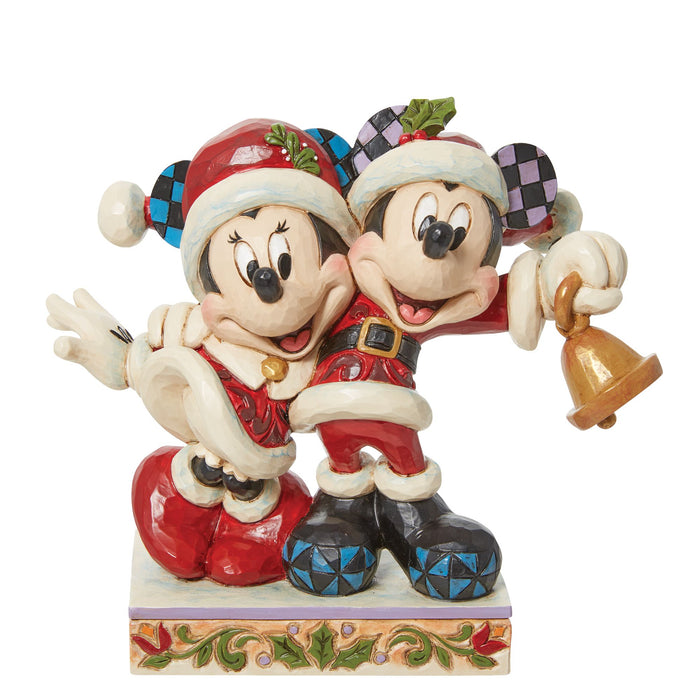 Mickey & Minnie Santas