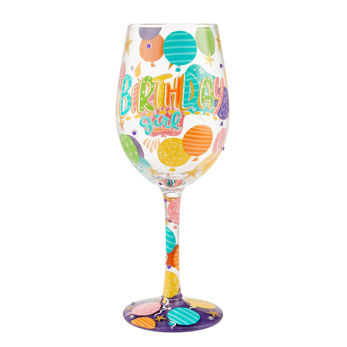 Birthday Girl Wine Glass