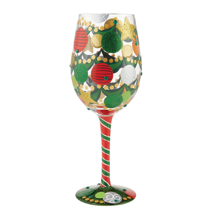 It's Christmastime Wine Glass