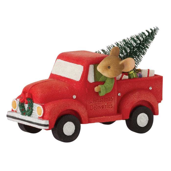 Christmas delivery figurine