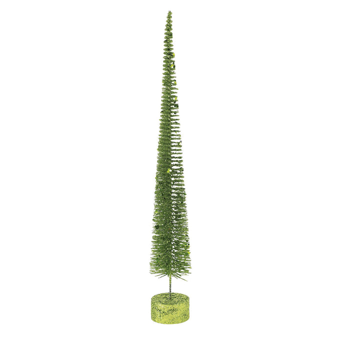 Tall Green Glitter Spike Tree