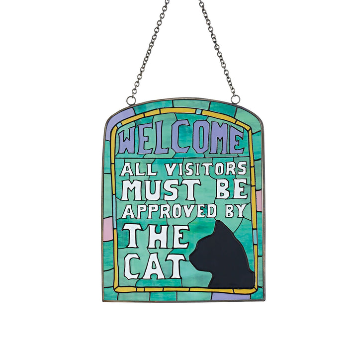 Welcome Cat Suncatcher