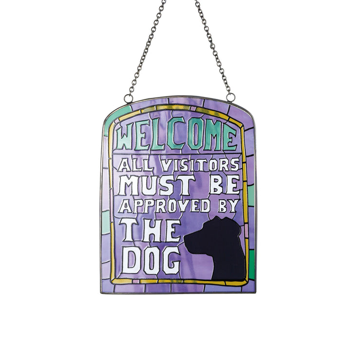 Welcome Dog Suncatcher