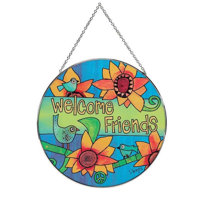 Welcome Friends Suncatcher