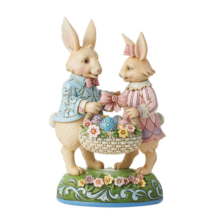 Bunny Couple with Basket Fig