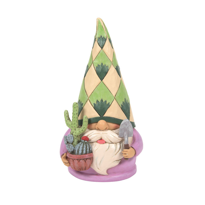 Succulent Gnome Figurine