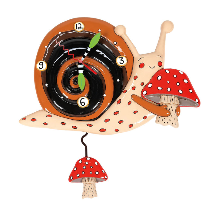 Slow and Steady Snail  Clock