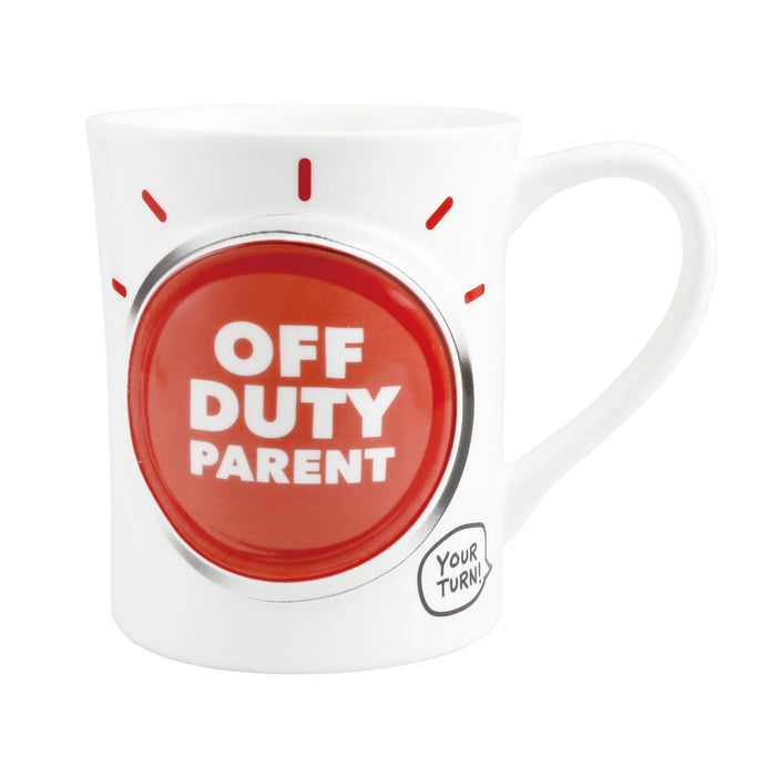 On Off Duty Parent Sculpt Mug