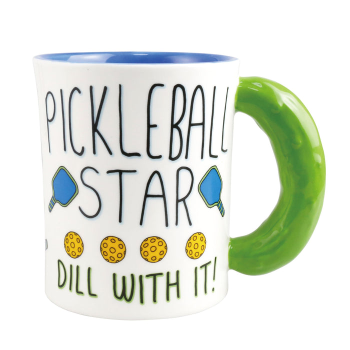 Sculpted Pickleball Mug