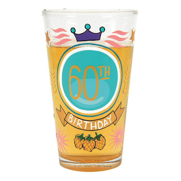 60th Birthday Pint Glass