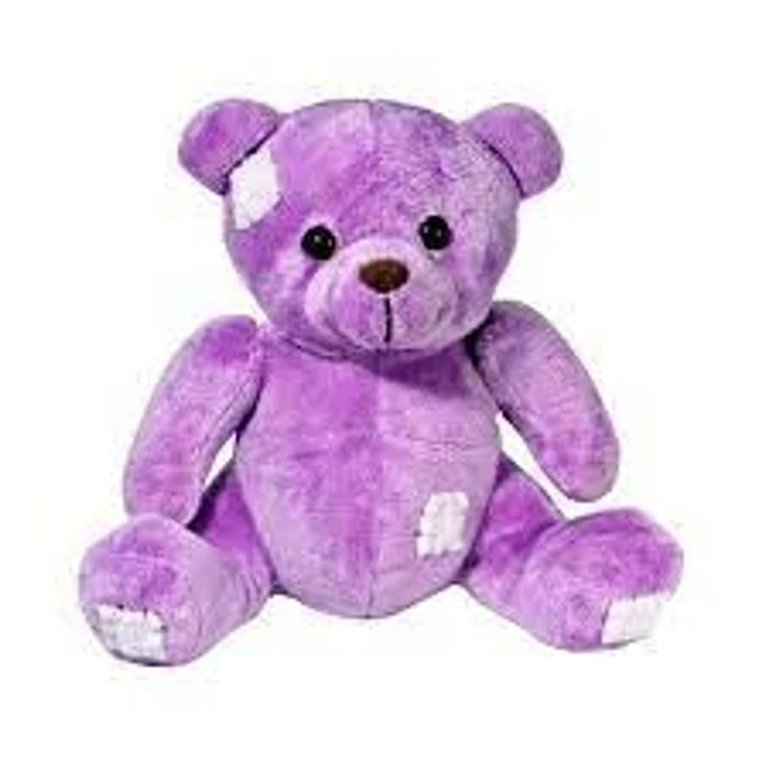 Sm Lavender Patch Teddy Bear