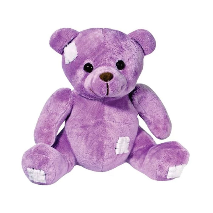 Lg Lavender Patch Teddy Bear