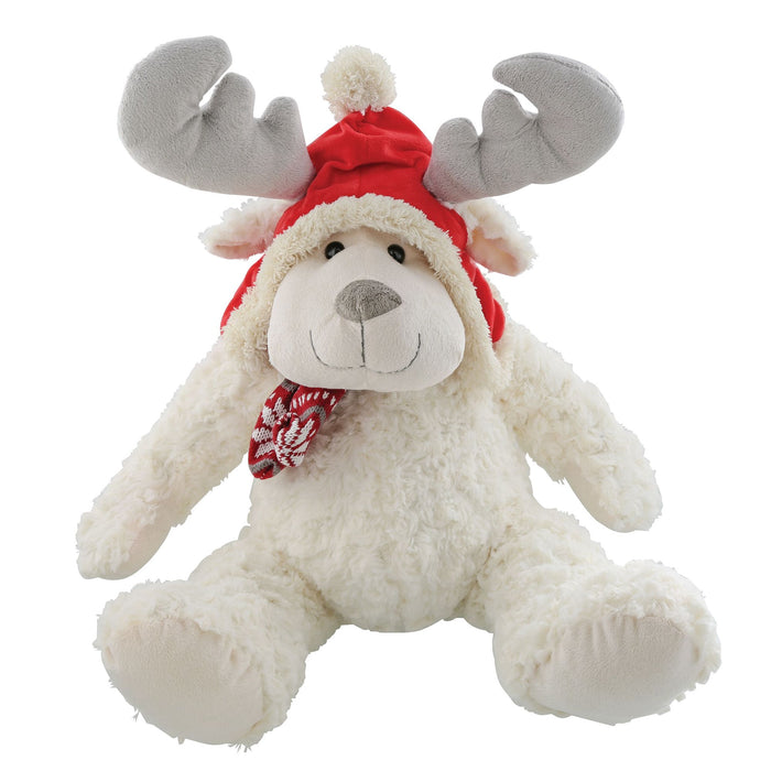 Lg White Moose Red Hat