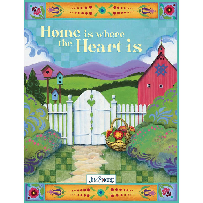 JS HometheHeart  Lined Journal