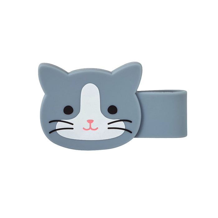 Grey Cat Magnetic Clip