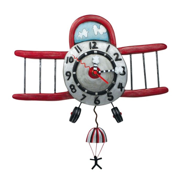 Airplane Jumper Clock