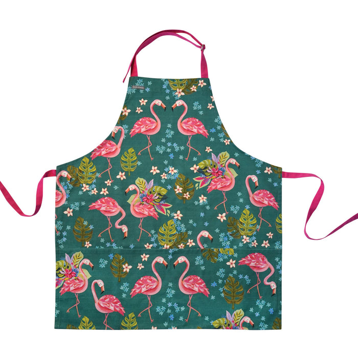 Famingos (Teal) Apron