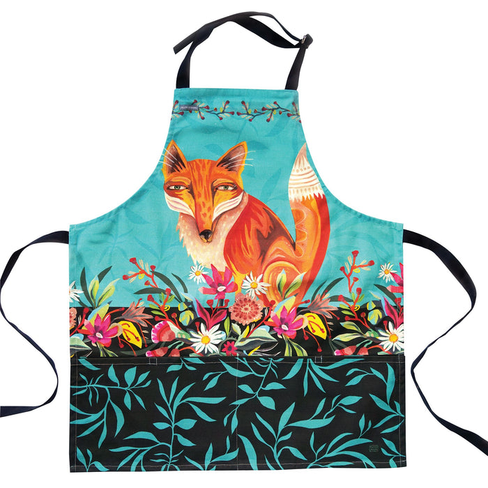 Fox & Flowers Apron