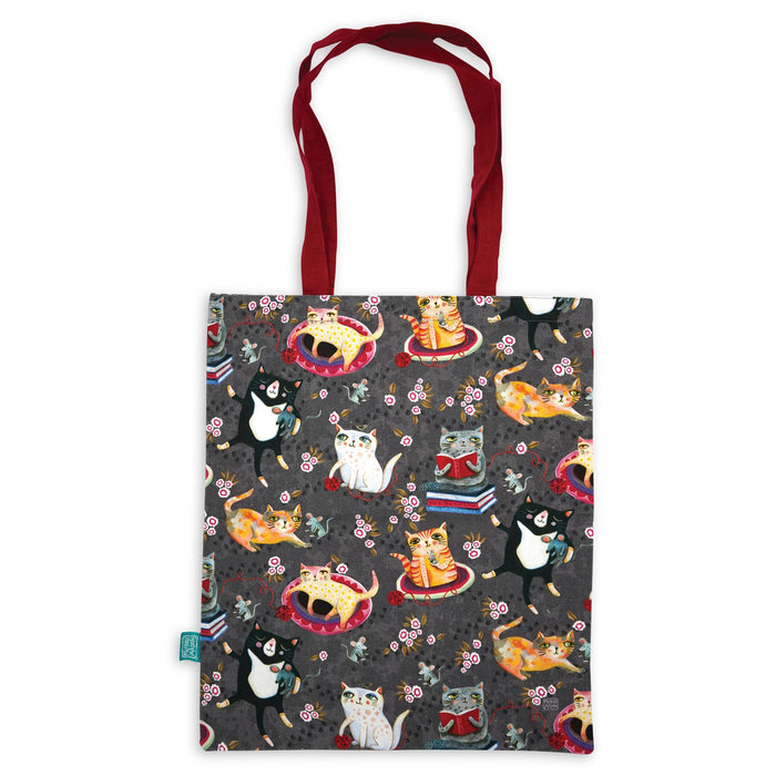 Crazy Cats Tote Bag