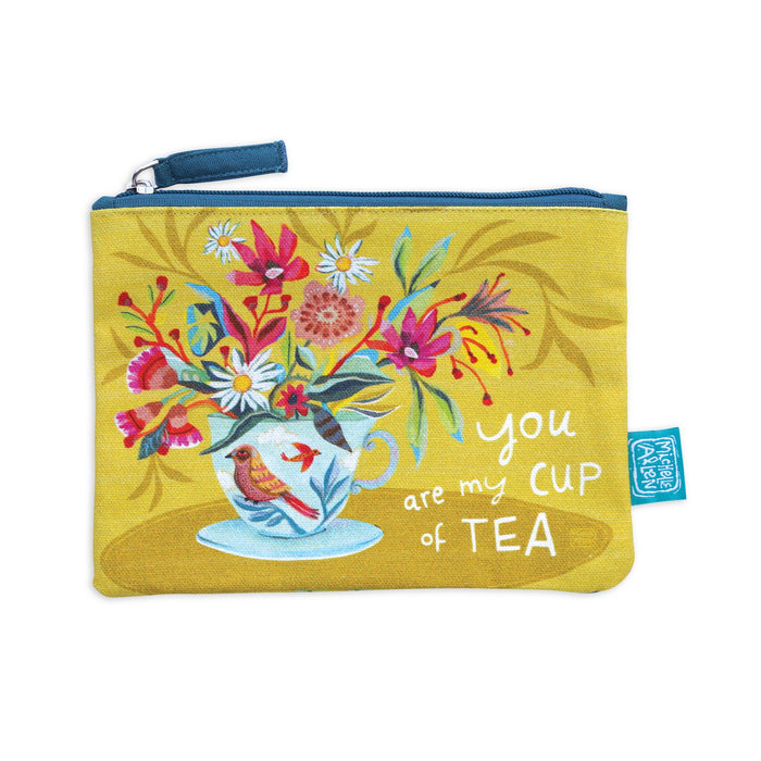 Cup of Tea Zip Pouch (Med)