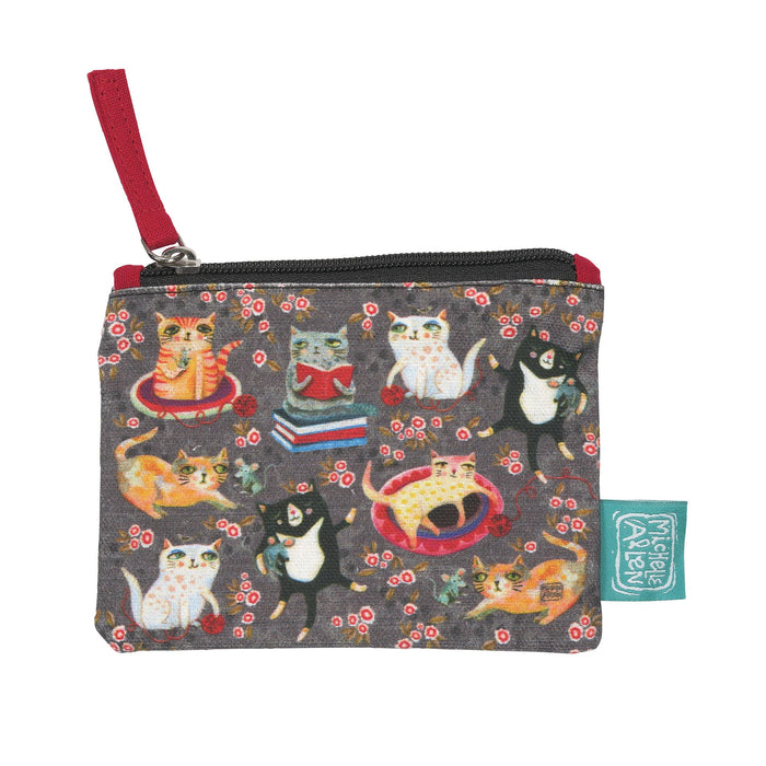 Crazy Cats Zip Pouch (Small)