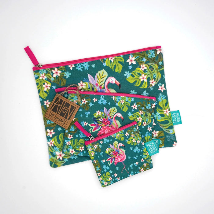 Flamingo Zip Pouch (Small)