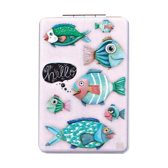 Hello Fish Compact Mirror