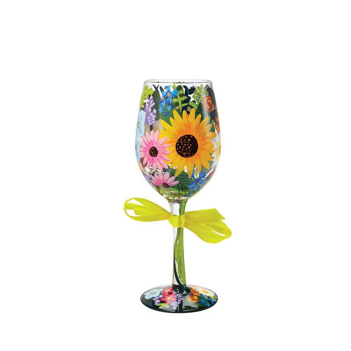 WINE GLASS WILDFLOWERS