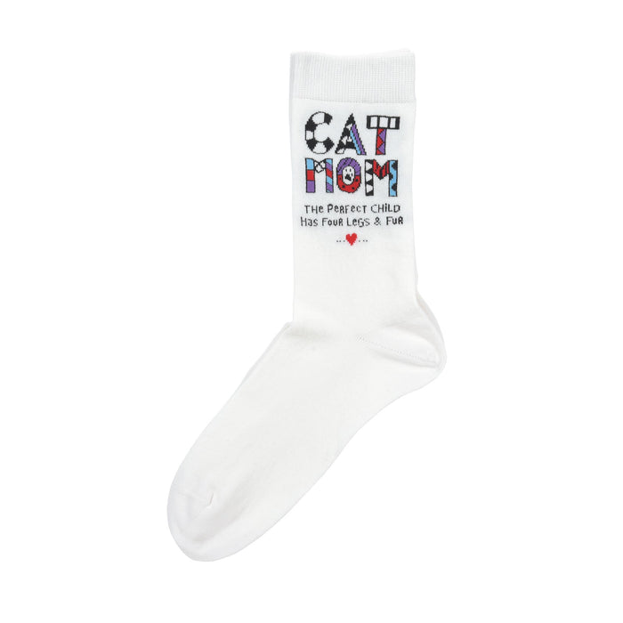 CUPPA DOODLE CAT MOM SOCKS