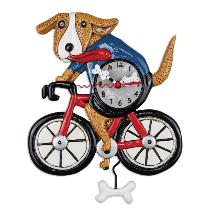 Bicycle Dog Clock